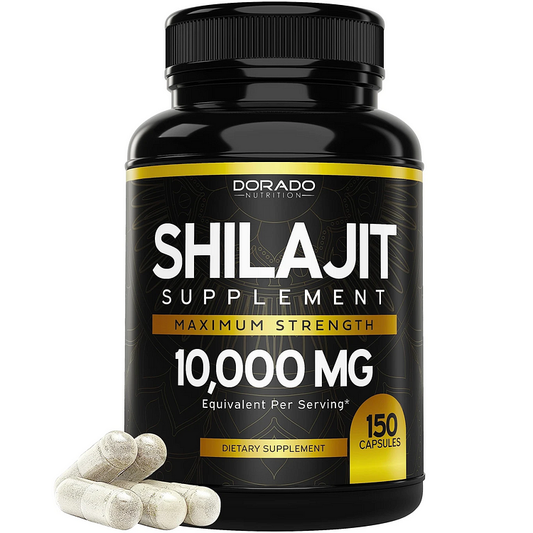 🎁[Free Shipping]Shilajit Pure Himalayan Capsules 10,000mg (60 Capsules)