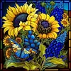 uk.everydayedeals (Limited Stock)11ct Stamped/Counted Cross Stitch - Sunflower(40*40cm)