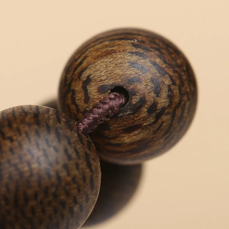 Vietnam Nha Trang Old Materials Agarwood 108 Beads Mala Bracelet Necklace