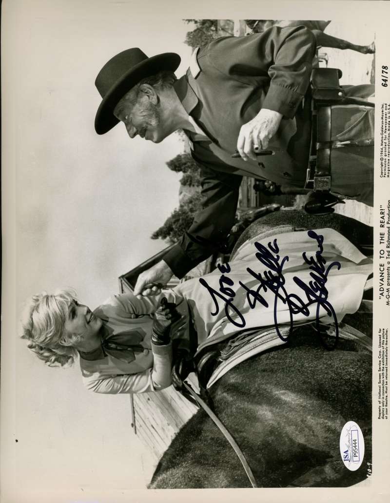 Stella Stevens Advance To The Rear Jsa Coa Hand Signed 8x10 Photo Poster painting Autograph