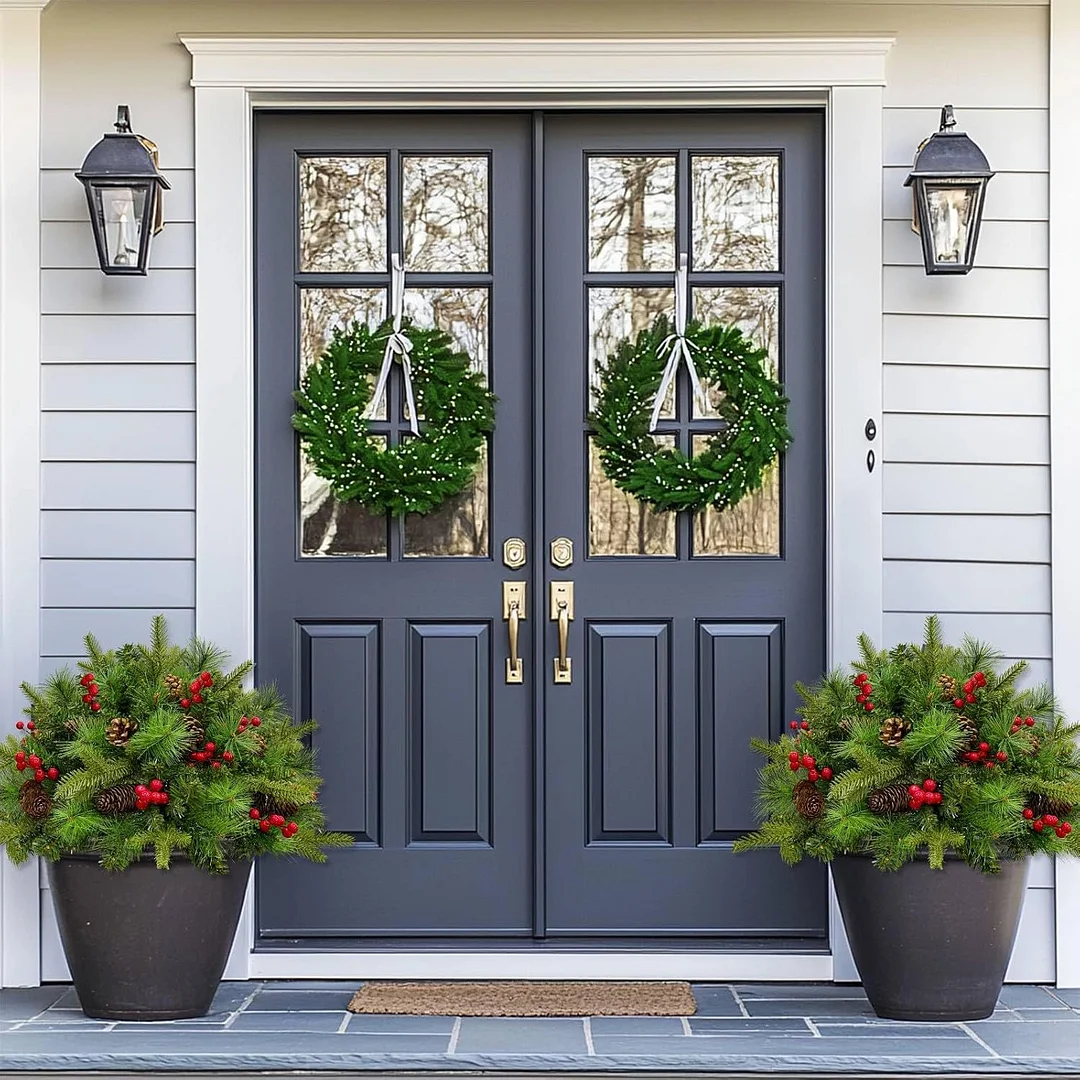 🎄Early Christmas Sale 49% OFF🔥Pre-lit Artificial Christmas Tree Feel Real Urn Filler