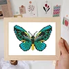 12pcs Butterfly 5D DIY Square Drill Diamond Painting Kits for Adults Beginners Home Decor Diamonds Paintings Gem Art 5.91x7.09in