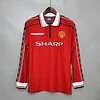 1998/1999 Retro Long Sleeves Manchester United Home Football Jersey 1:1 Thai Quality