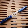 Penbbs469 fountain pen pen transparent resin double tip double bladder ink storage dual-purpose pen