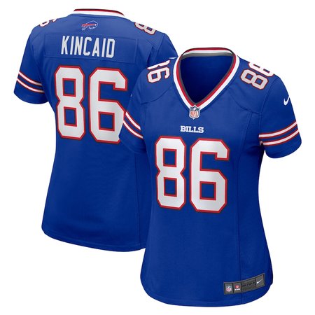 Women's Buffalo Bills #86 Dalton Kincaid  Royal Home Game Jersey