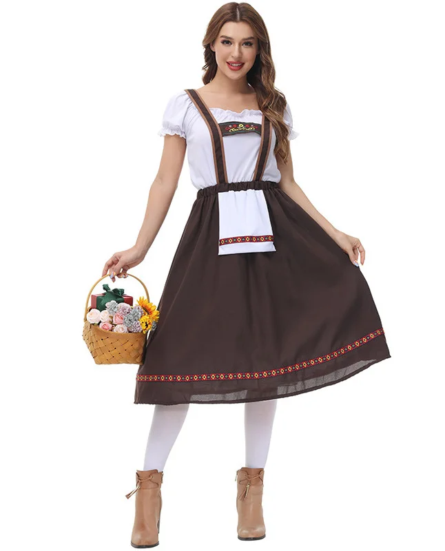 Beer Girl Costume Two Piece Sets Women Oktoberfest Costumes Novameme