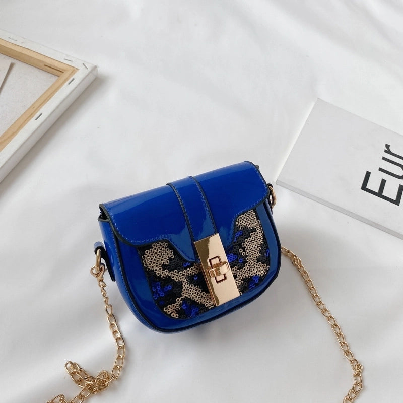 Girl’s All Seasons Pu Leather Streetwear Shoulder Bag Chain Bag