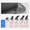Stand Up Board Fin Detachable Protective for Long Board Surfboard (9.5 inches)