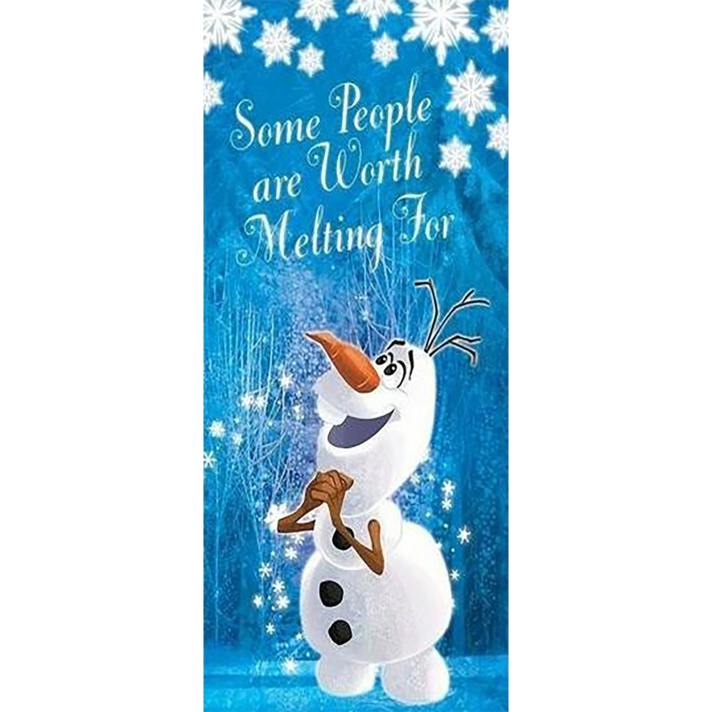 

Cartoon Snowman - Round Drill Diamond Painting - 30*70CM (Big Size), 501 Original