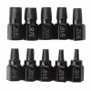 25-piece set, hexagonal handle, damaged, sliding tooth, sliding wire screw extractor