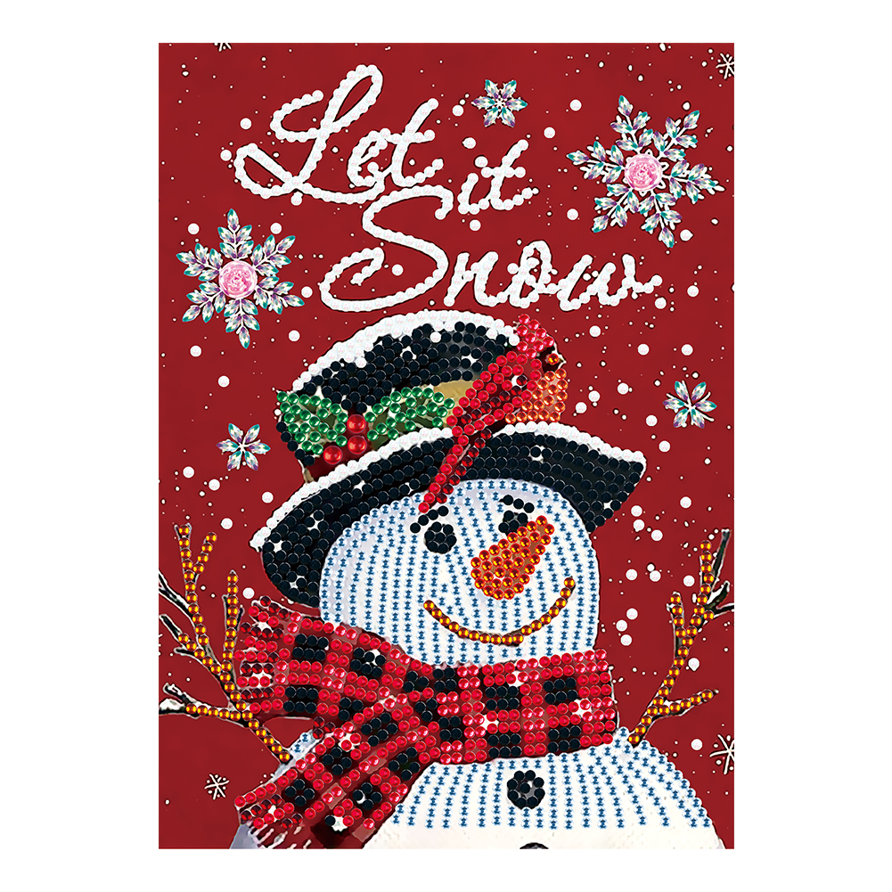 

Christmas Snowman - 5D DIY Craft Notebook, 501 Original