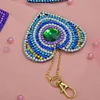 5pcs DIY Full Special Shaped Love Heart Diamond Painting Keychain Pendant