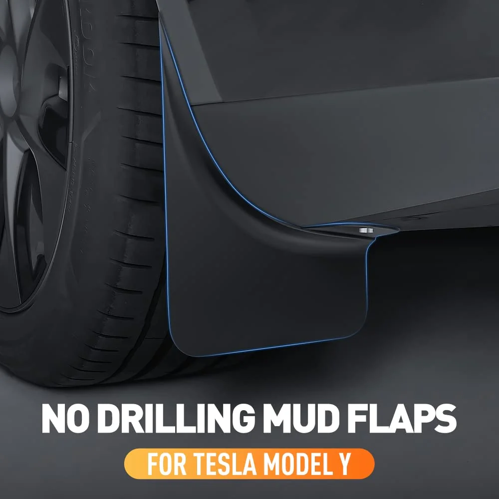 YONZEE Tesla Set of 4 Mud Flaps For Tesla Model Y
