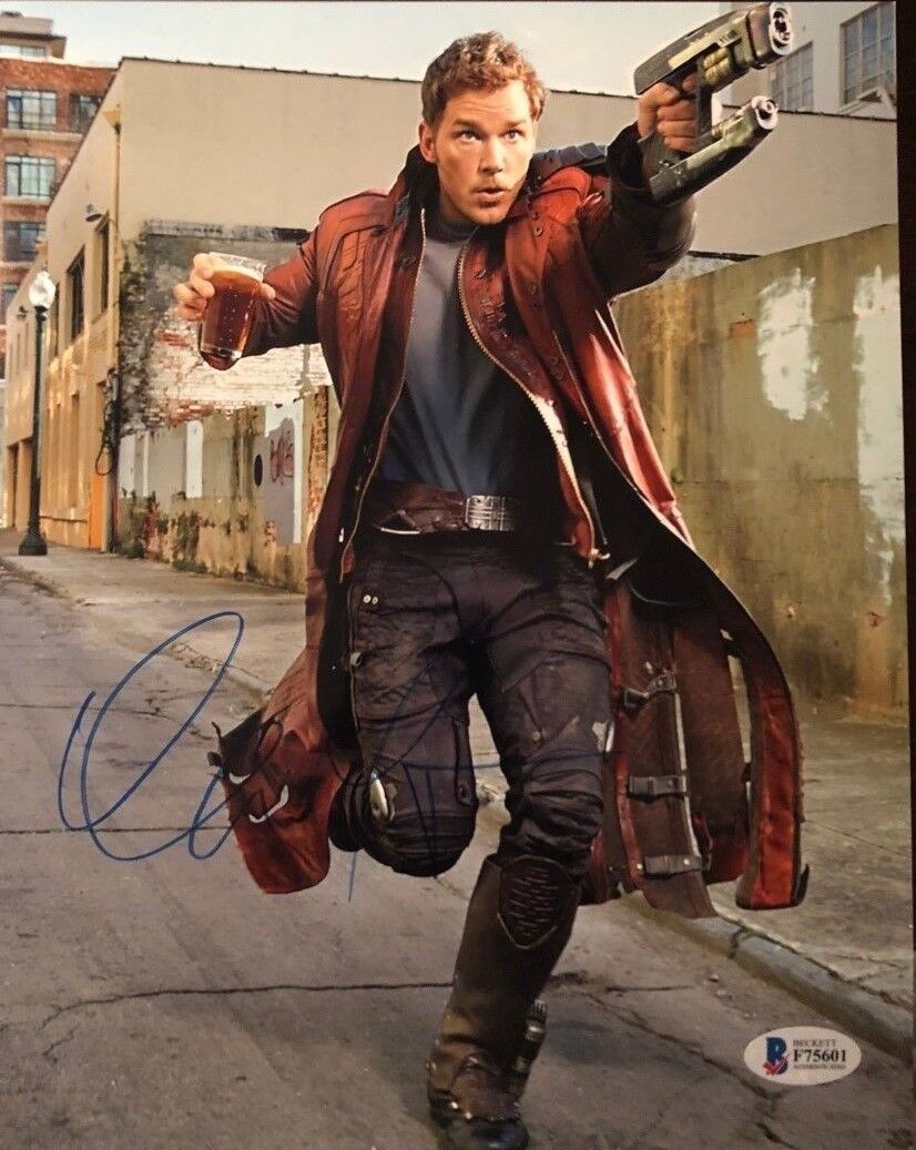 Chris Pratt signed autographed 8x10 Photo Poster painting Guardians of the Galaxy BECKETT COA