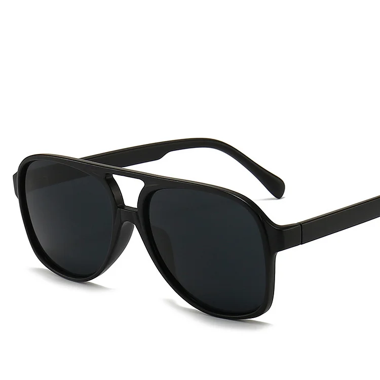 Retro Pilot Vintage Oversized Sunglasses For Women Men at Hiphopee