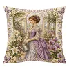 Victorian Girl DIY 11CT 3-Strand Printed Cross Stitch Kit 45x45cm