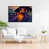 【Limited Stock Sale】Full Embroidery Eco-cotton Thread 11CT Printed Witch Cross Stitch Kit Artwork