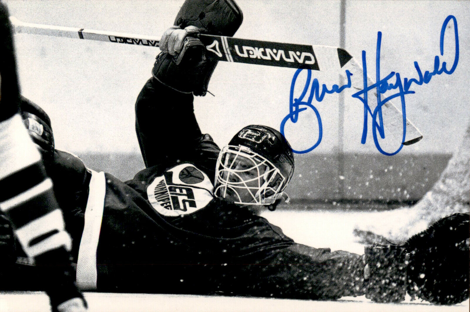 Brian Hayward SIGNED autographed 4x6 Photo Poster painting WINNIPEG JETS