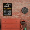  Mechanic Hourly Rate - Vintage Metal Signs(12*16Inch) - Service