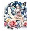 Diamond Painting-DIY Full Round Drill Moon Fairy