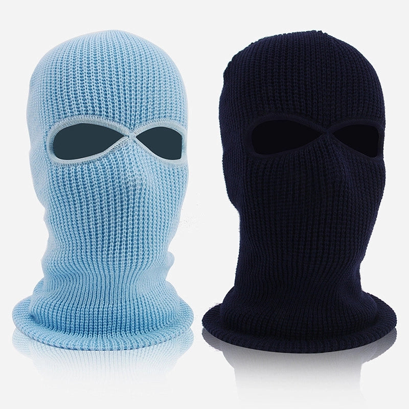 Cycling Mask Cold-proof Warm Headgear Outdoor Fleece Wool Hat Winter Sports Headgear Ski