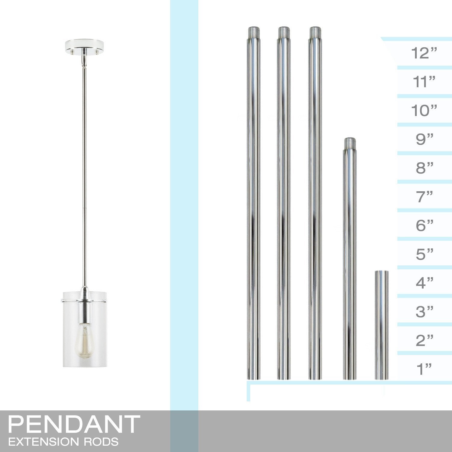 Pendant Extension Rod Set