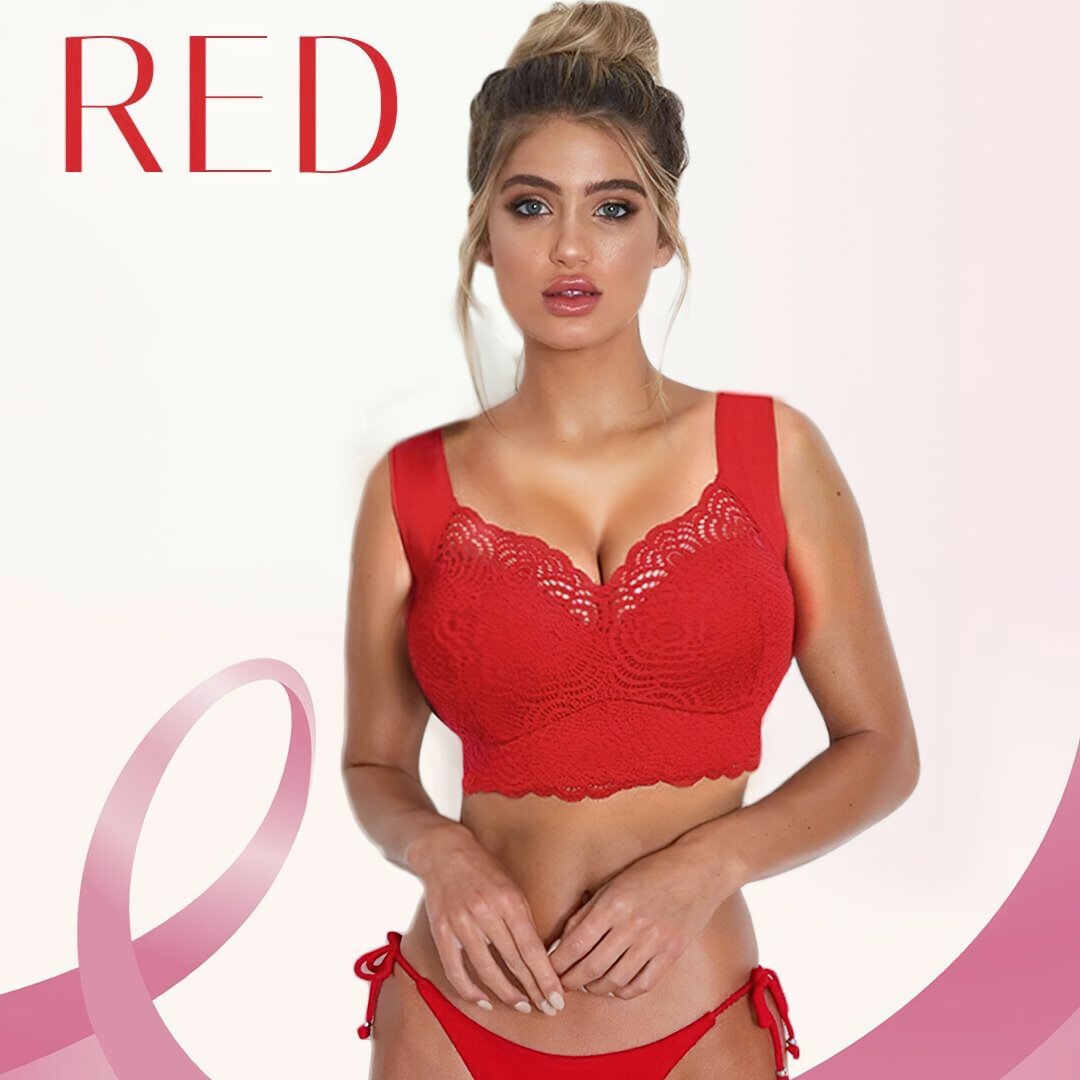 Ultimate Lift Stretch Full-Figure Seamless Lace Cut-Out Bra