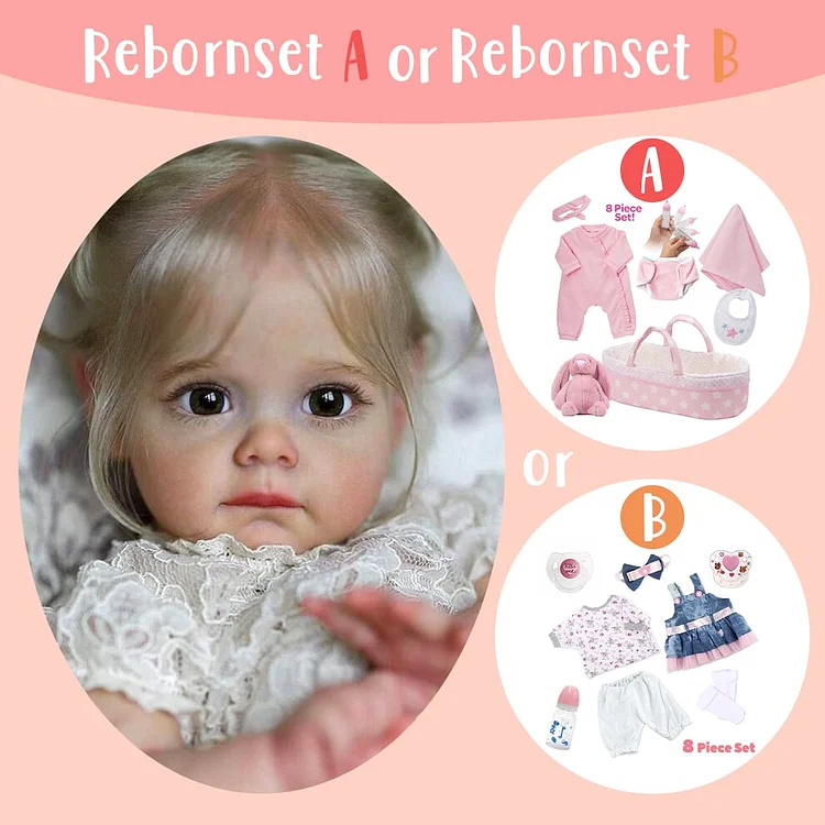 17 Nathalia Realistic Toddler Reborn Baby Girl, Reborn Collectible Baby  Doll Has Coos and Heartbeat