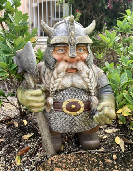 design toscano viking victor norse dwarf gnome statue