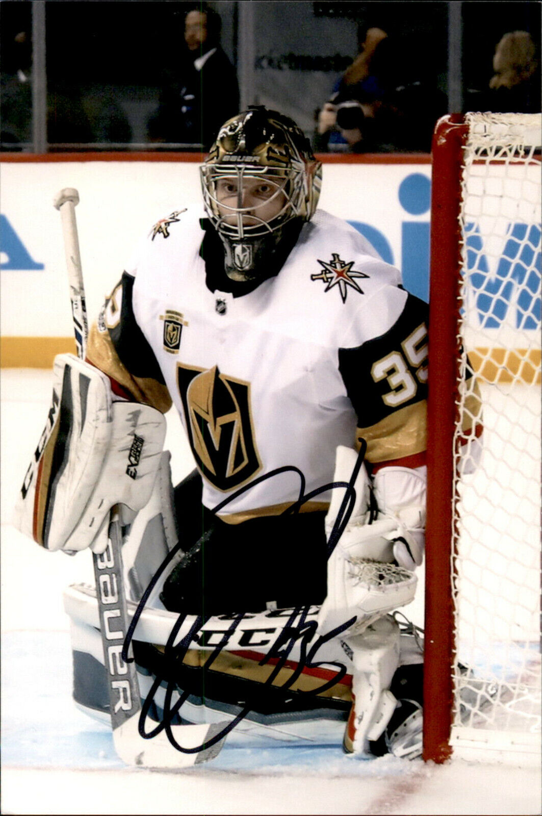 Oscar Dansk SIGNED 4x6 Photo Poster painting VEGAS GOLDEN KNIGHTS #10