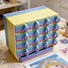 16 Grid Diamond Painting Storage Containers with Trays Drills Storage & Line-Up Tool Large Capacity Beads & Drills Storage & Line-Up Tool for DIY Crafts Rhinestones Sorting Tray