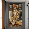 Book Cat-11CT Stamped Cross Stitch 40*70cm(Big Size) tapestrymarket