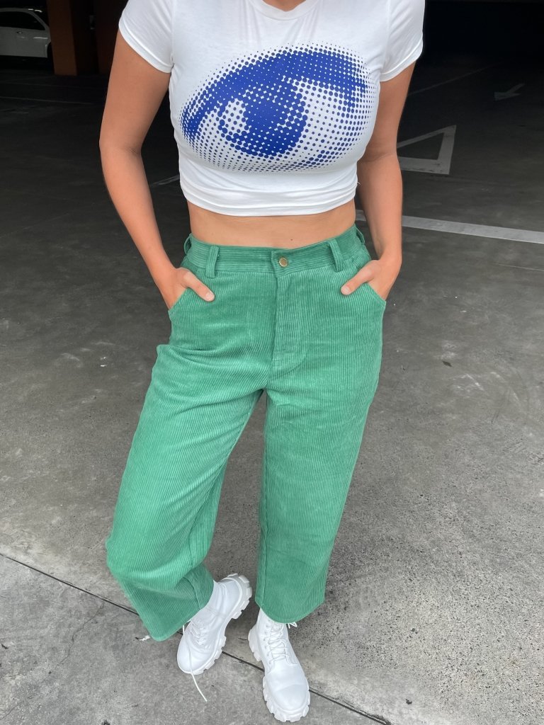 Past Present and Future Pants- Green