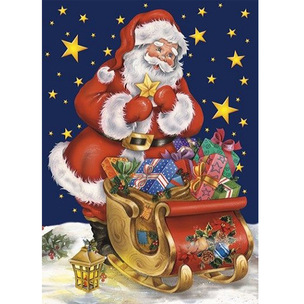 

Santa Claus - Round Drill Diamond Painting - 30*45CM, 501 Original