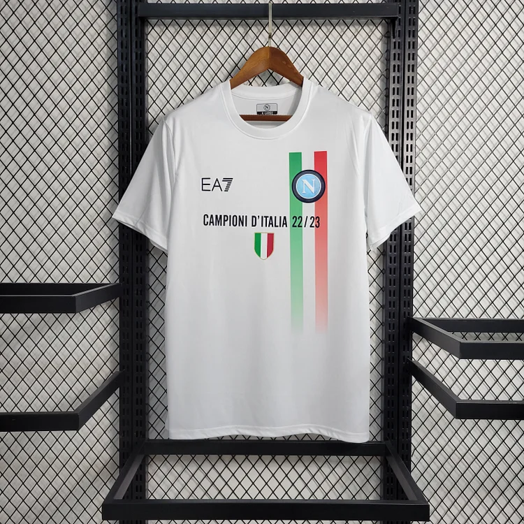 Napoli Champion 2023 Limited Edition Shirt Kit - White