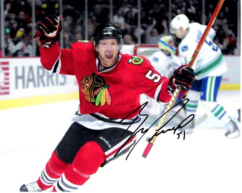 Brian Campbell Signed - Autographed Chicago Blackhawks 8x10 inch Photo Poster painting