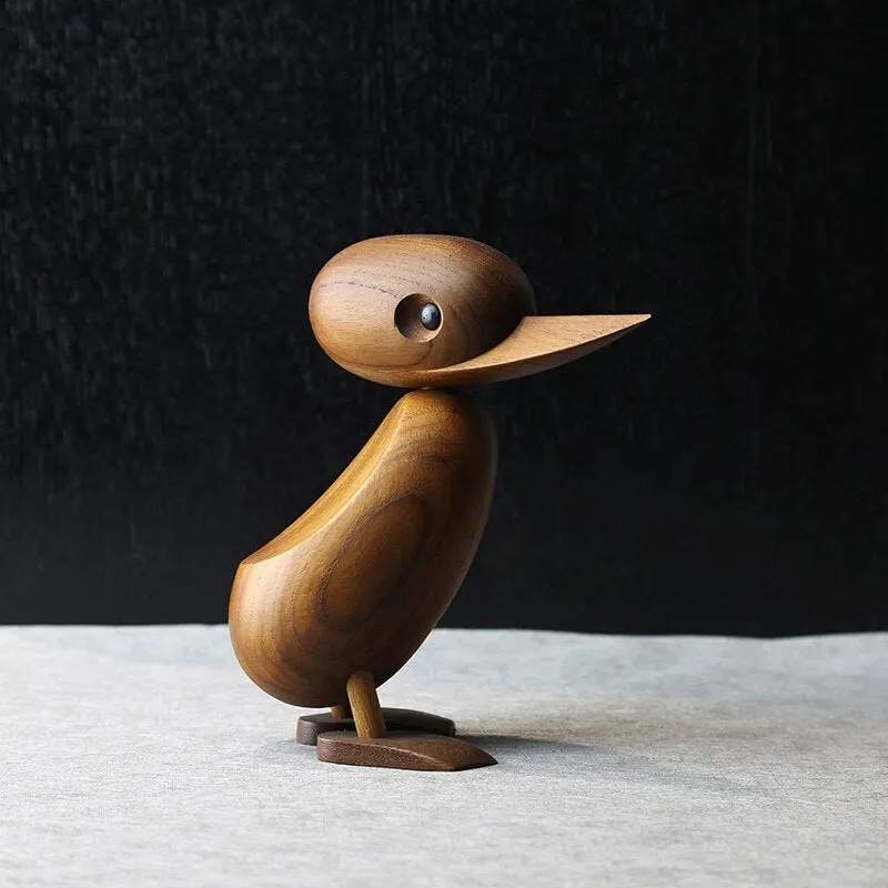 The Danish puppet woodcarving classic creative Home Furnishing ornaments small duck soft decoration housing study desktop decora