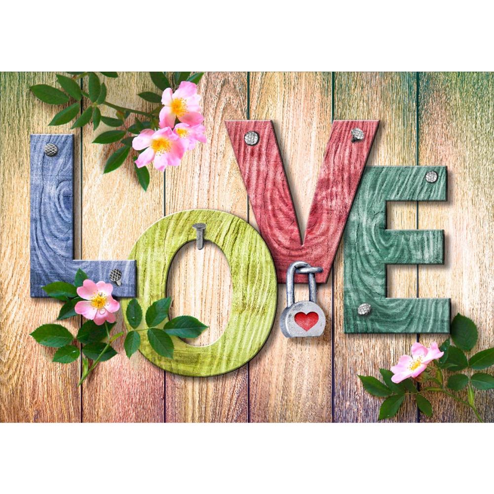 

30*40CM - LOVEs Home - Round Drill Diamond Painting, 501 Original
