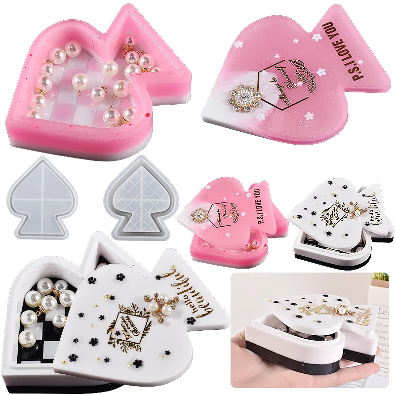 Ace of Spades Storage Box Silicone Mold