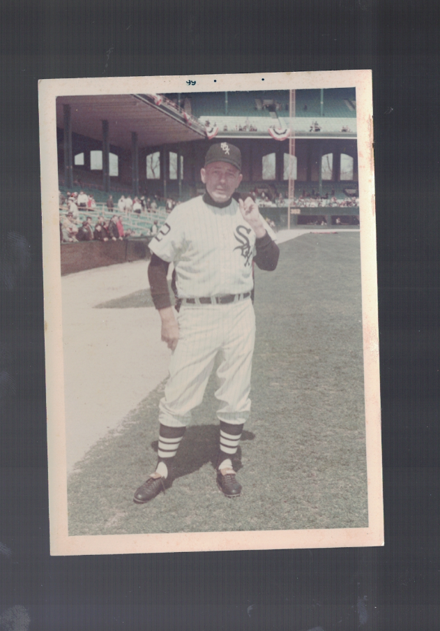 Eddie Stanky Chicago White Sox Vintage 3 1/2 x 5 Brace Photo Poster painting RH2