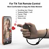 Wireless Camera Remote Control with Zoom for iPhone & Android BT Camera Remote Shutter Smartphone BT Clicker for Photo & Video