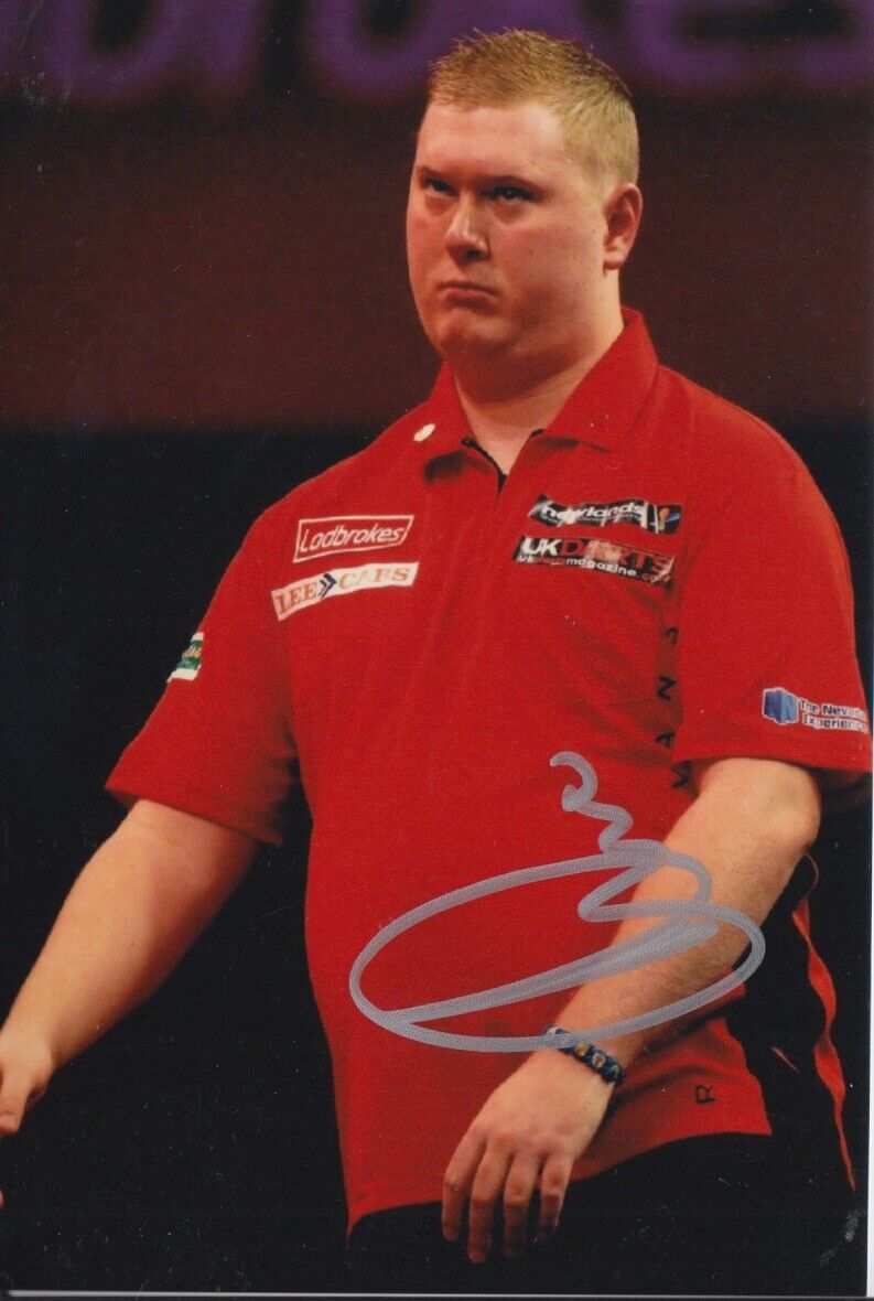 RICKY EVANS HAND SIGNED 6X4 Photo Poster painting - DARTS AUTOGRAPH - RAPID 1.