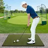 [US Local Warehouse] 5x5ft Thickening Golf Mat 35mm Artificial Hitting Training Mat Gifts for Men Dad