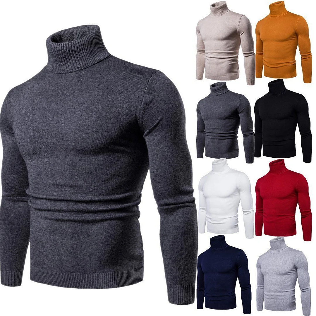 Hugoiio™ 2019 New Man Turtleneck bottoming Sweater