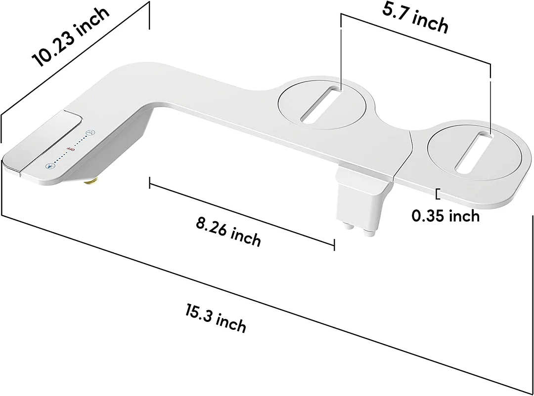 Mini electric bidet for washing buttocks and private parts