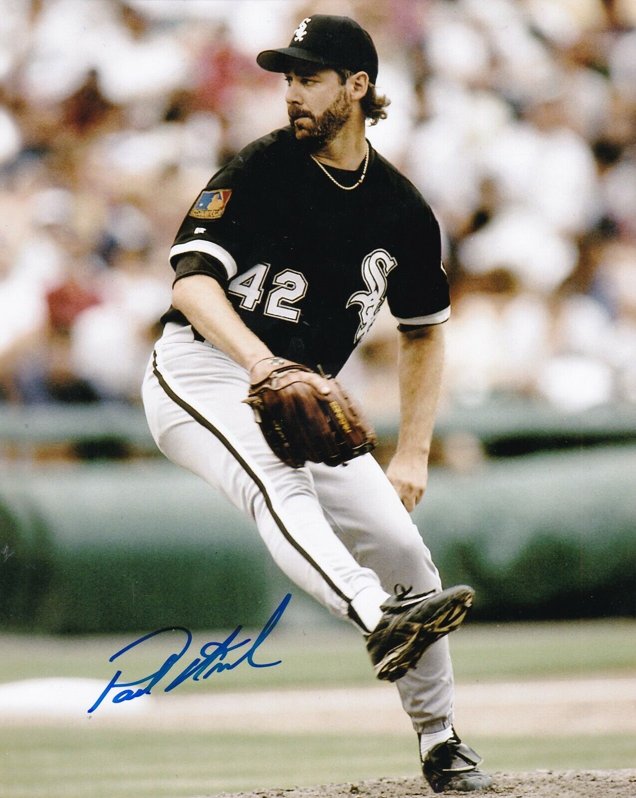 PAUL ASSENMACHER CHICAGO WHITE SOX ACTION SIGNED 8x10