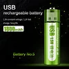 usb rechargeable lithium battery 1.5V1800mWh lithium battery constant voltage fast charging large capacity
