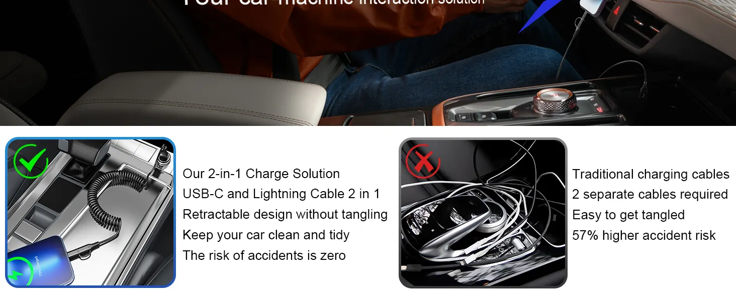 coiled car charger