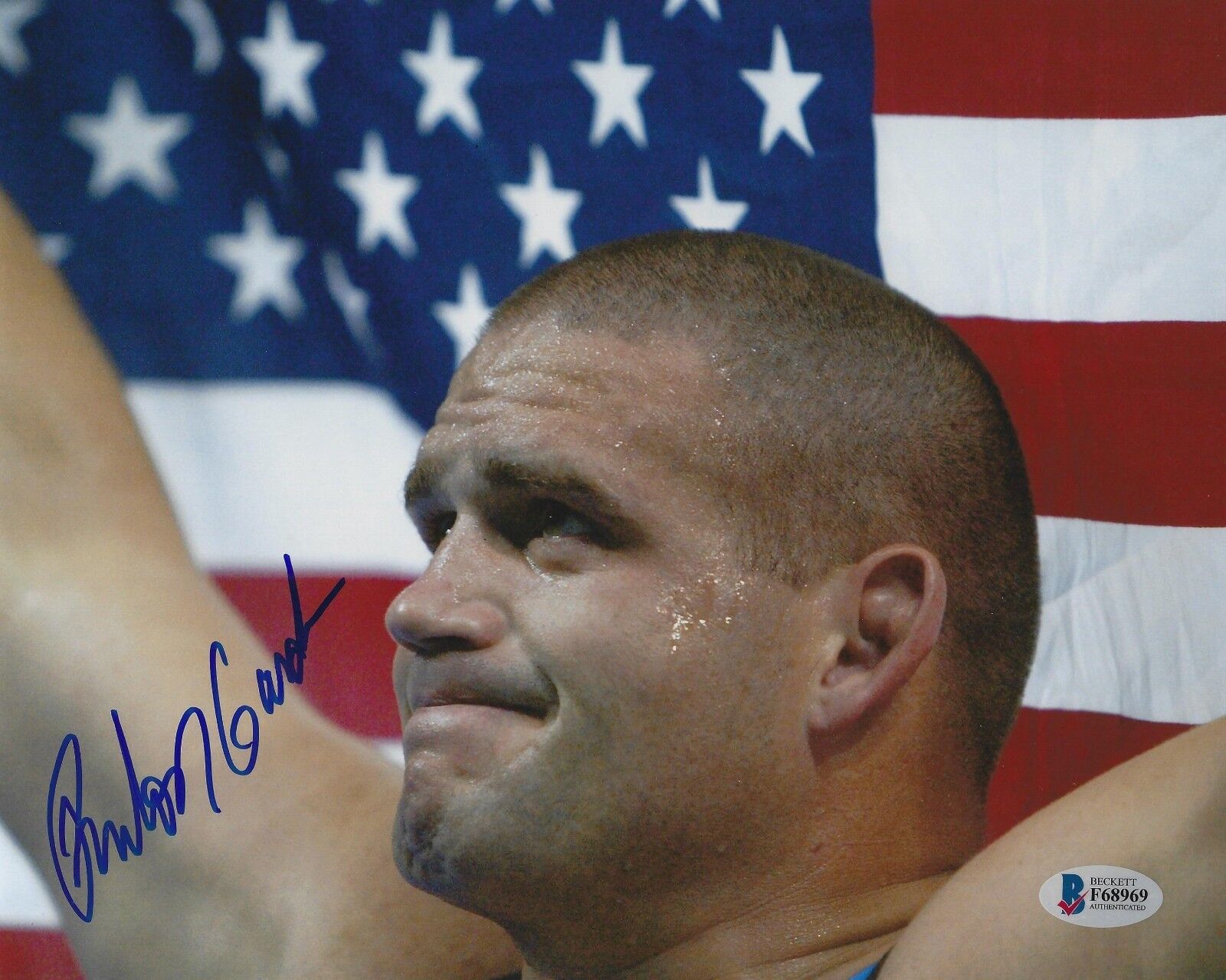 Rulon Gardner Signed 8x10 Photo Poster painting BAS Beckett COA 2000 Olympic USA Wrestling Auto