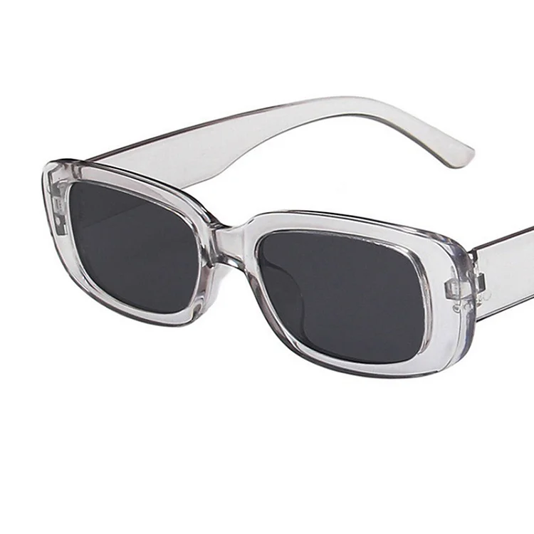 Women Rectangle Sun Glasses Square Polarized Sunglasses Vintage Brand Designer Square Sun Glasses Men Punk Shades